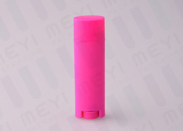 PP 화장품을 위한 보충물 Chapstick 분홍색 매끄러운 명확한 입술 크림 관/관